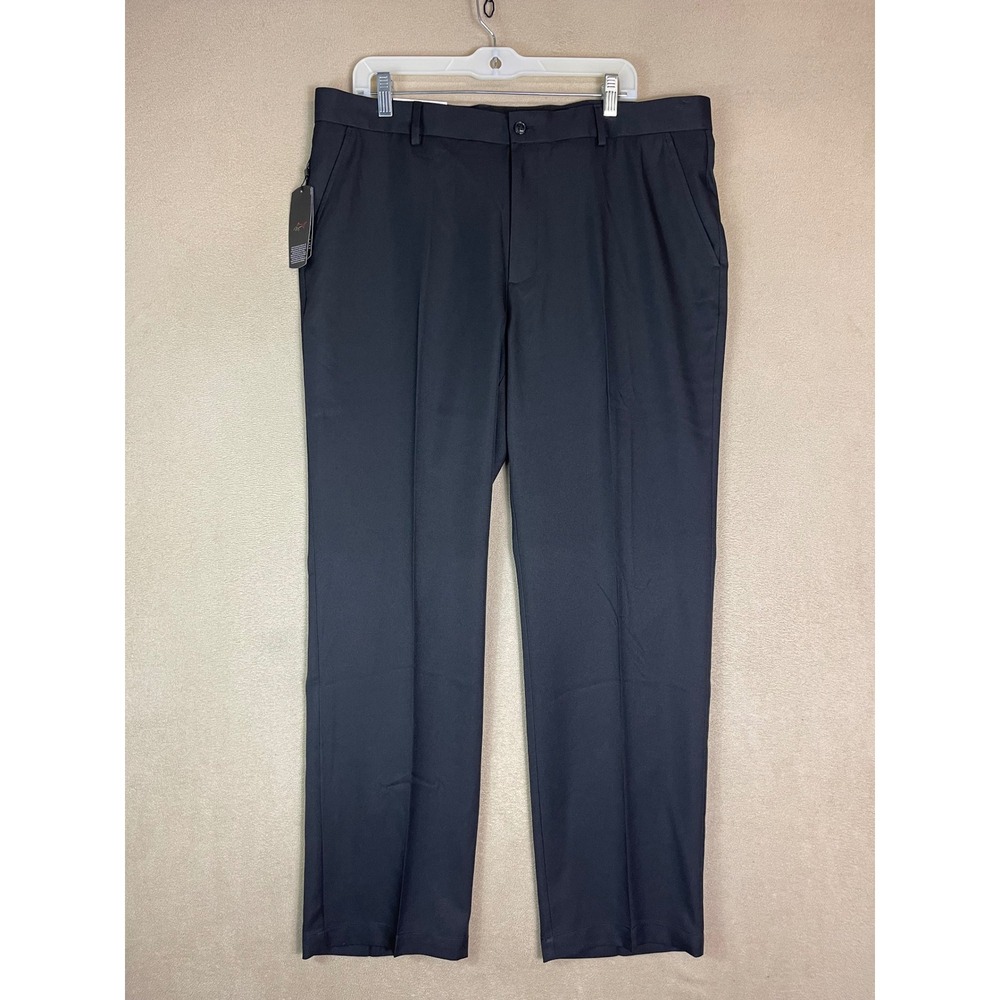 Greg Norman Golf Pants Mens 38x30 Black Classic Pro-Fit Wrinkle Resistant
